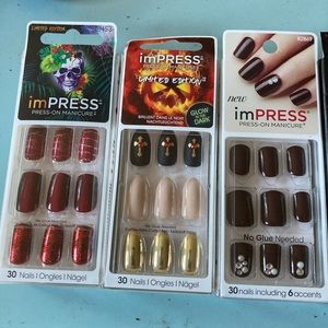 Lot of 5 impress nails